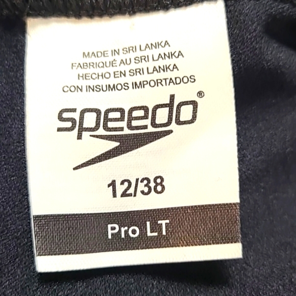 Speedo Learn To Swim Pro LT Superpro One Piece Swimsuit, Black, Size Large, NWOT - Picture 9 of 10